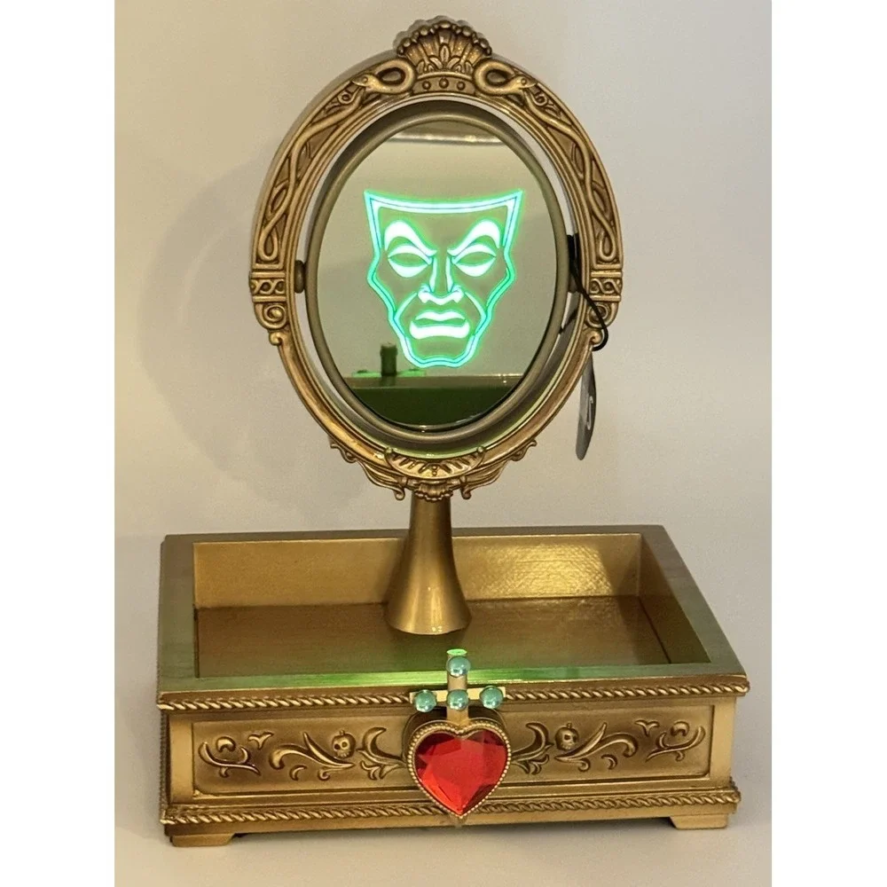 Bath Body Works Disney Evil Queen Magic Mirror Light Up Jewelry Tray Villains